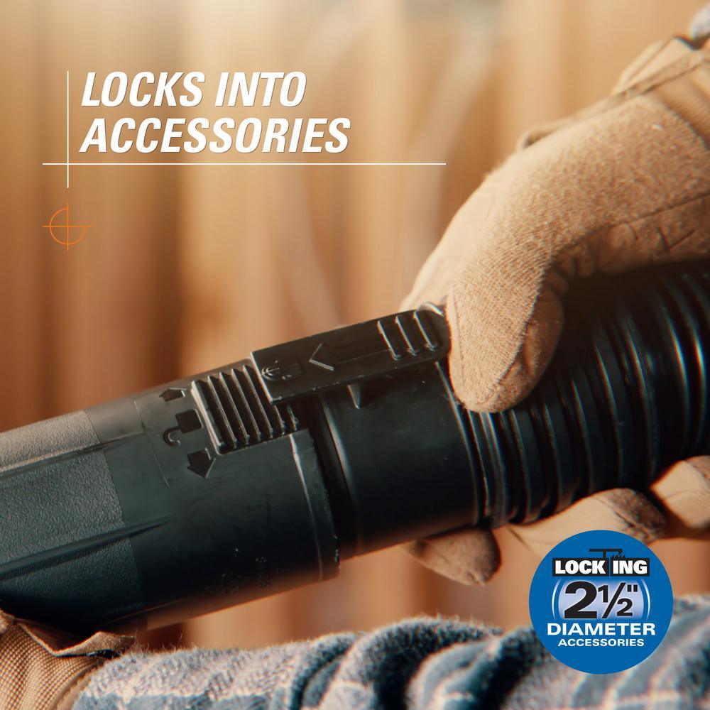 1-7/8 in. x 10 ft. Pro-Grade Locking Vacuum Hose Kit for RIDGID Wet/Dry Shop Vacuums