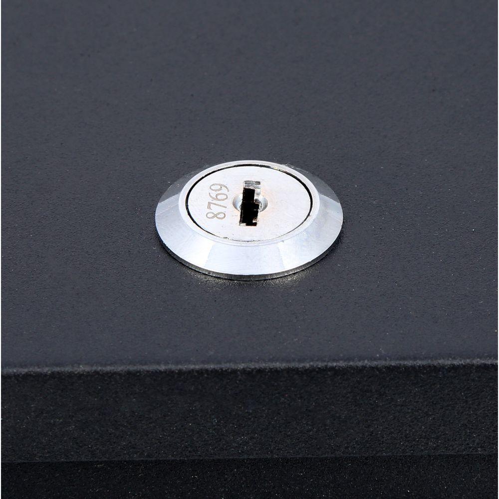 0.18 cu. ft. Fire Resistant Steel Security Box with Key Lock