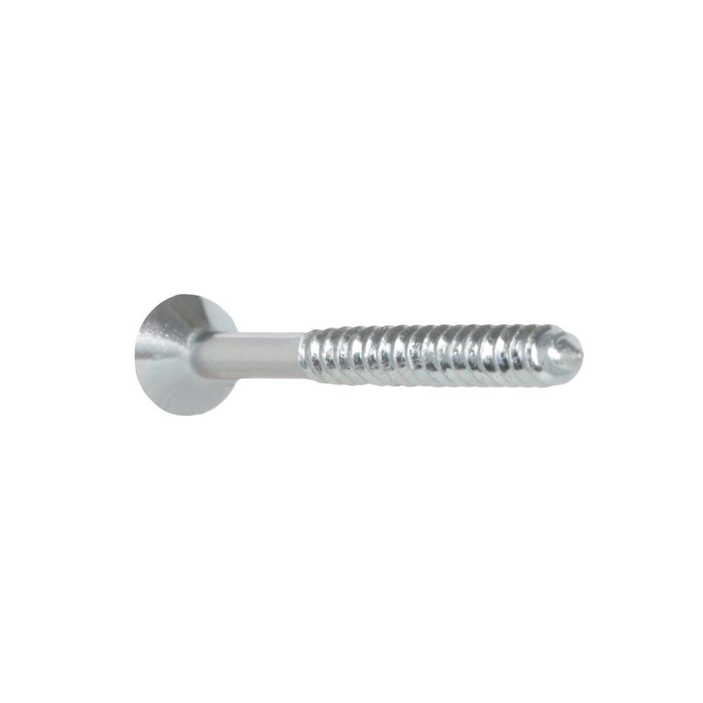 #10 x 2-1/2 in. Phillips Flat Head Zinc Plated Wood Screw (50-Pack)