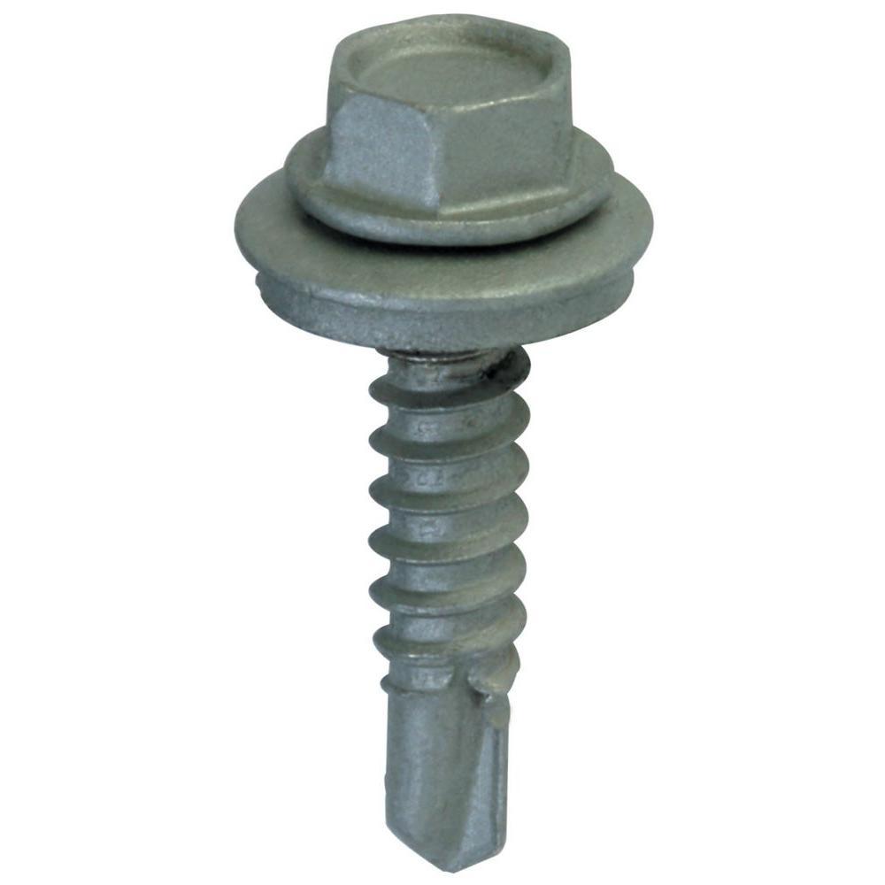 #12 x 1-1/2 in. External Hex Drive Washer Head Roofing Screws (300-Pack)