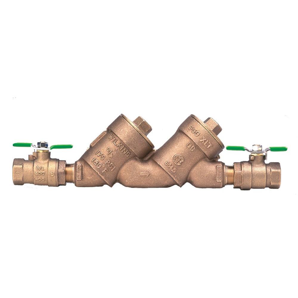 1 in. Lead-Free Double Check Valve Assembly with Top Access Covers