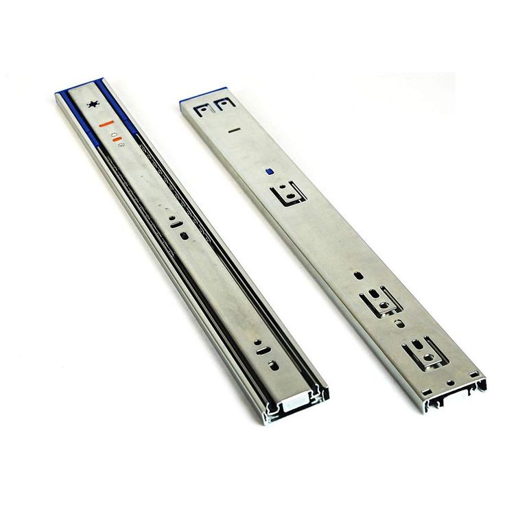 14 in. Soft Close Full Extension Side Mount Ball Bearing Drawer Slide with Installation Screws (10-Pair)
