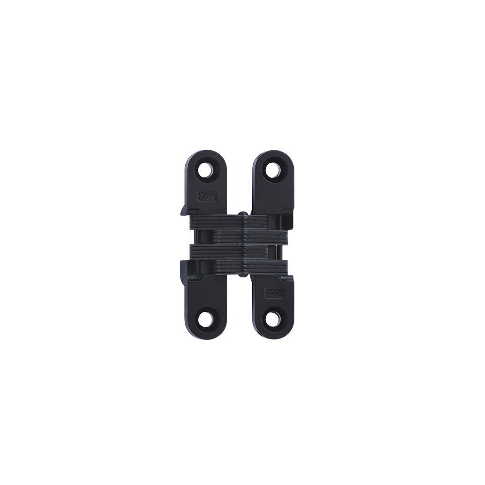 1/2 in. 2-3/8 in. Black E-Coat Invisible Hinge