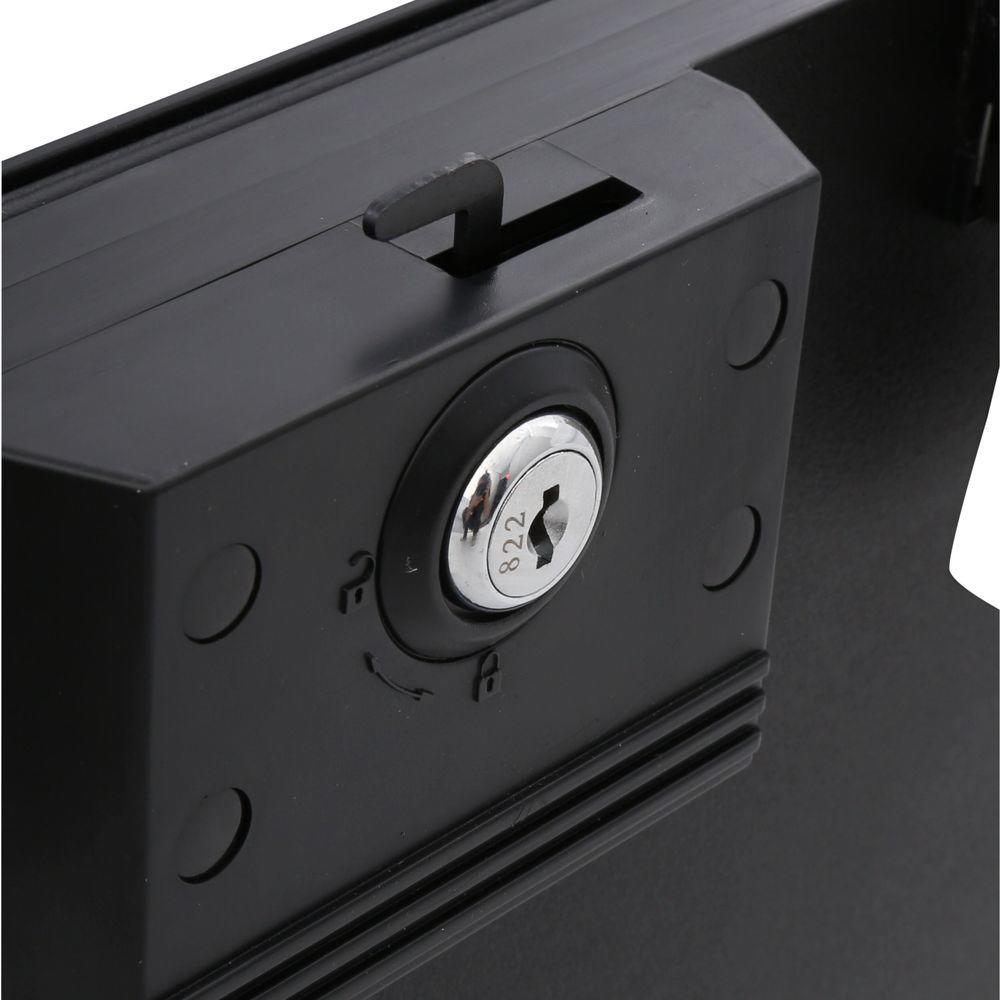 0.60 cu. ft. Molded Fire Resistant and Waterproof Filing Chest Safe with Key and Double Latch Lock