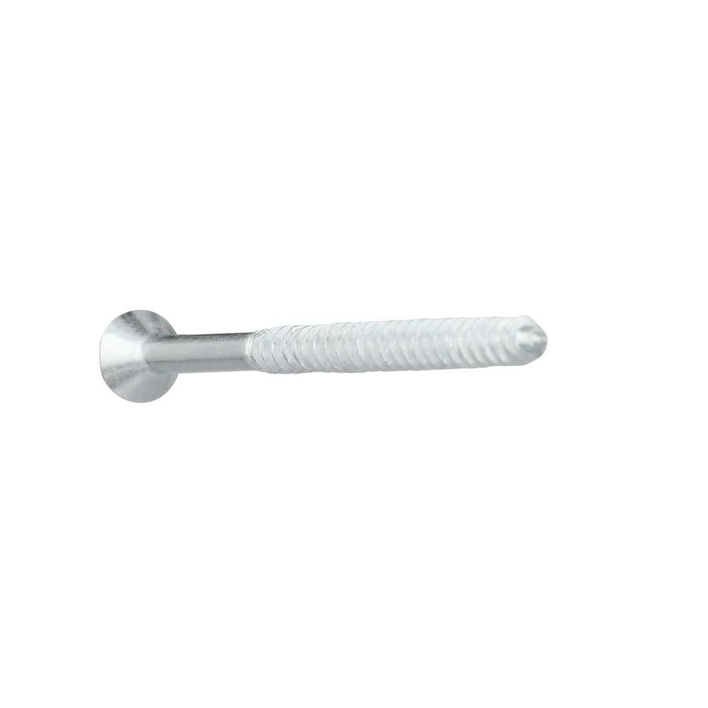 #10 x 3 in. Phillips Flat Head Zinc Plated Wood Screw (50-Pack)