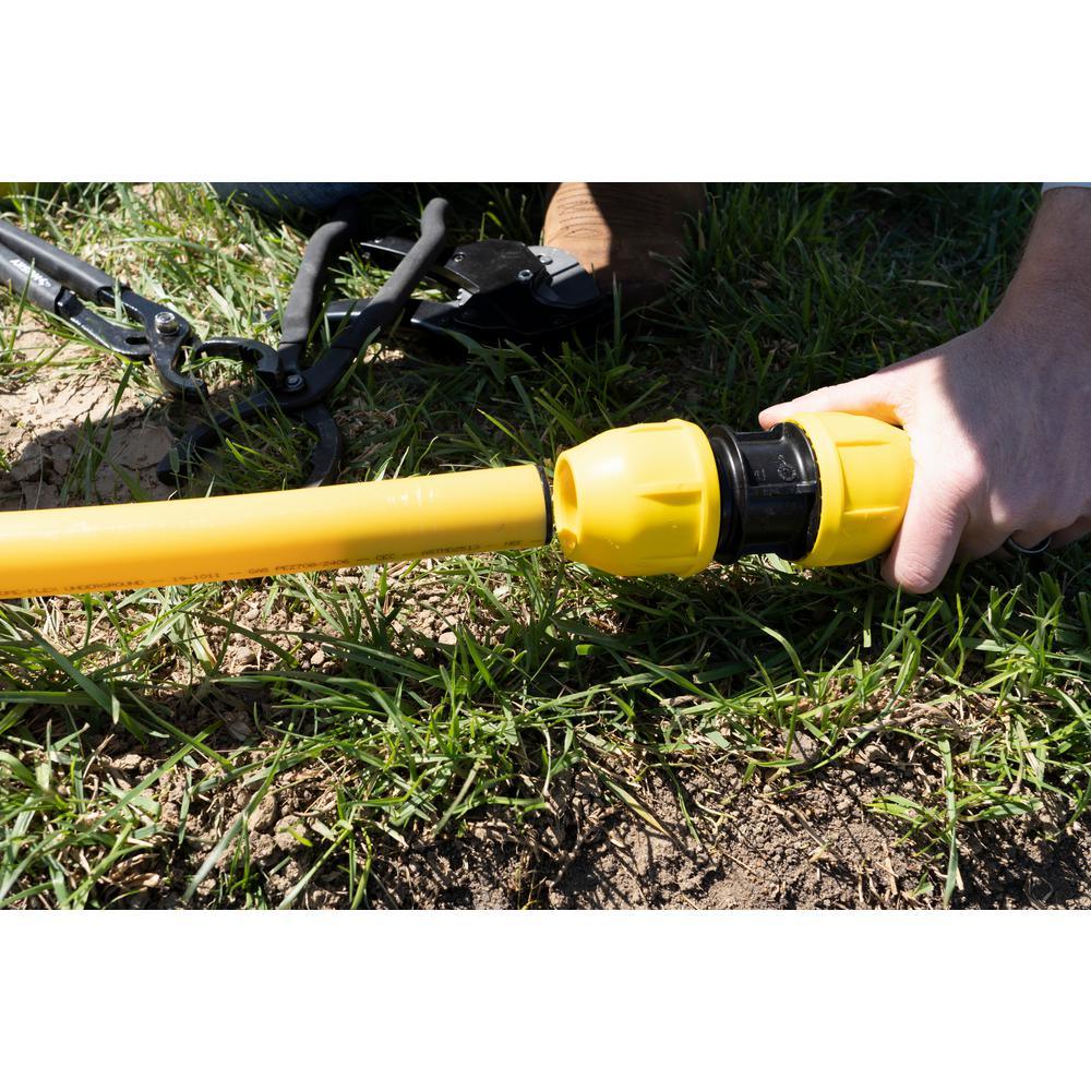 1-1/2 in. IPS x 100 ft. DR 11 Underground Yellow Polyethylene Gas Pipe