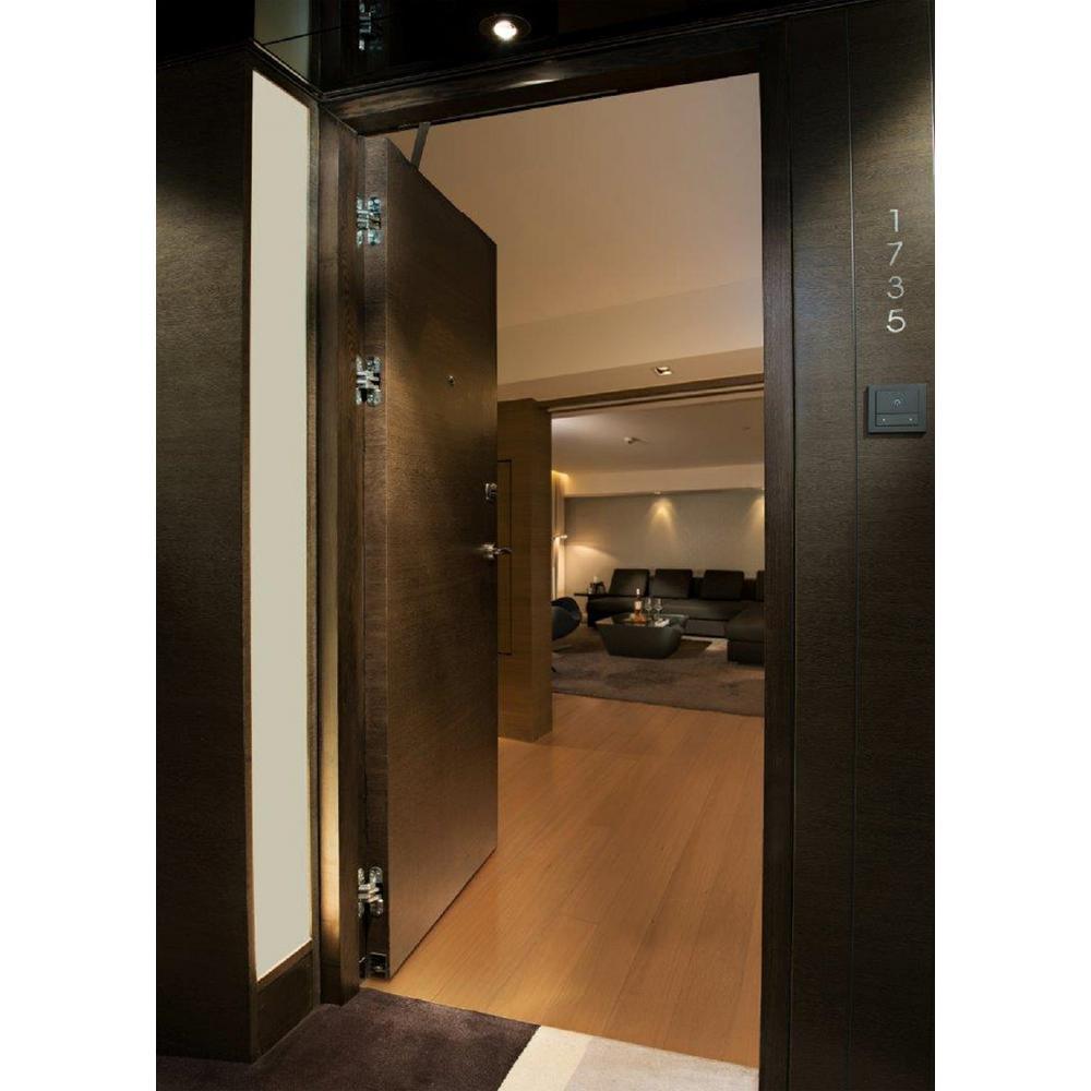 1/2 in. 2-3/8 in. Satin Brass Invisible Hinge