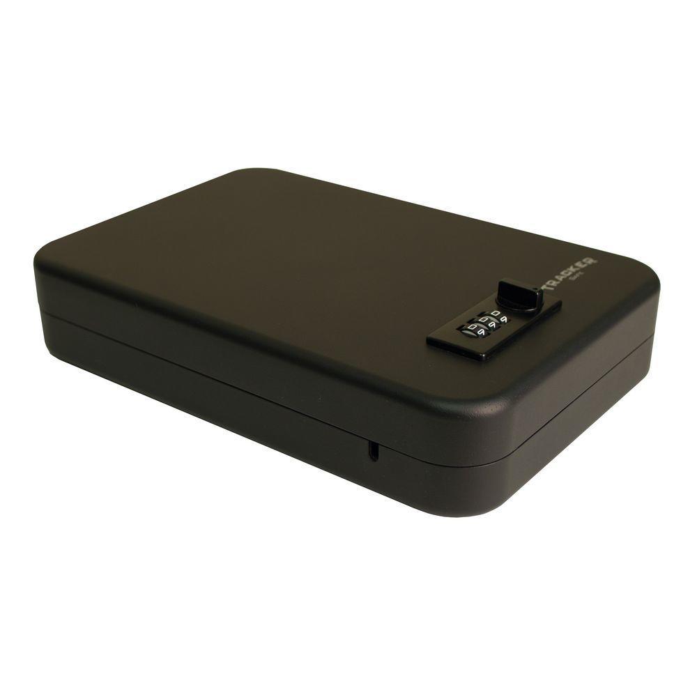 0.052 cu. ft. Small Car/Portable Safe Combination Lock, Black