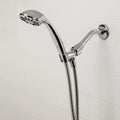 1-Spray 3.3 in. Single Wall Mount Handheld Shower Head in Chrome