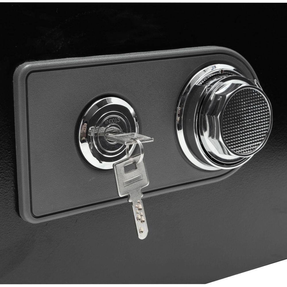 0.50 cu. ft. Fire Resistant Safe with Dual Combination and Key Lock Security