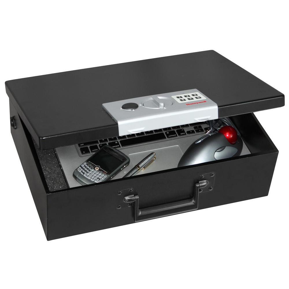 0.48 cu. ft. Fire Resistant Steel Laptop Security Box with Programmable Digital Lock