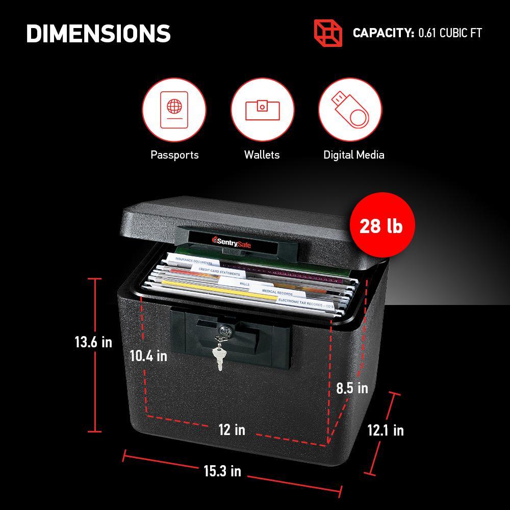 0.61 cu. ft. Fire Safe, Fire Resistant File Safe