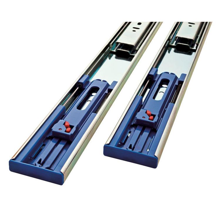 14 in. Soft Close Full Extension Side Mount Ball Bearing Drawer Slide (1-Pair)