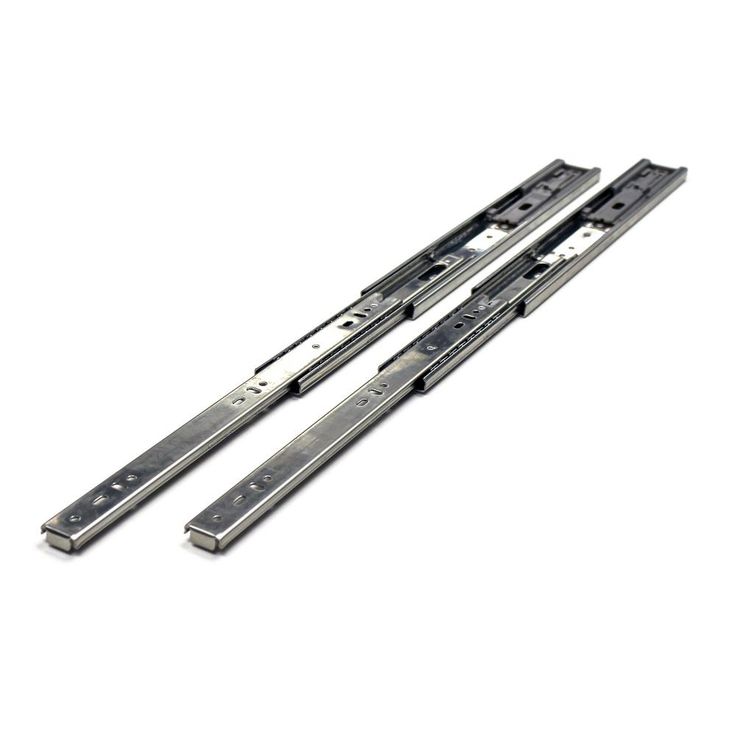 14 in. Side Mount Soft Close Full Extension Ball Bearing Drawer Slide with Installation Screws (1-Pair)