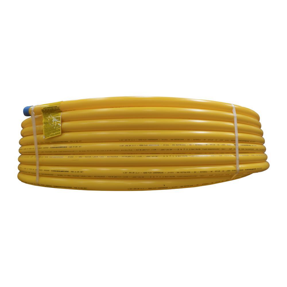 1-1/2 in. IPS x 100 ft. DR 11 Underground Yellow Polyethylene Gas Pipe