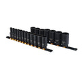 1/2 in. Drive SAE Deep Impact Socket Set (19-Piece)