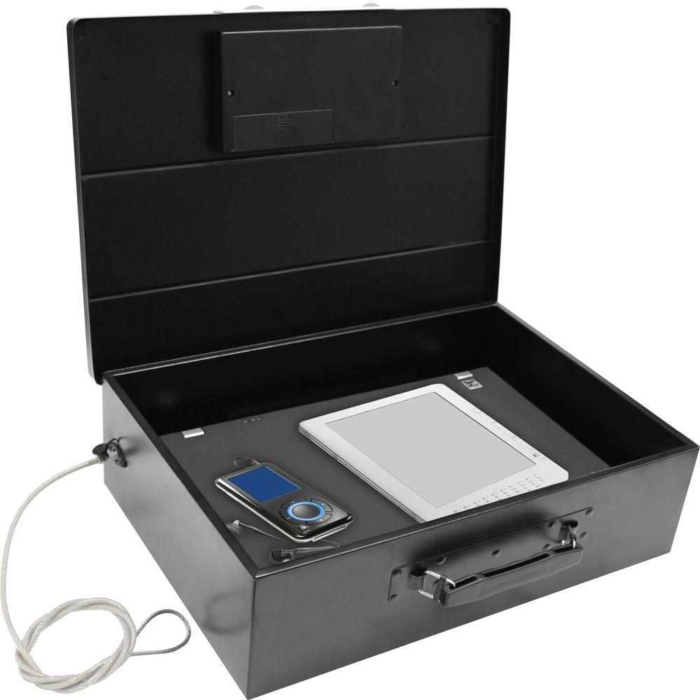0.48 cu. ft. Fire Resistant Steel Laptop Security Box with Programmable Digital Lock