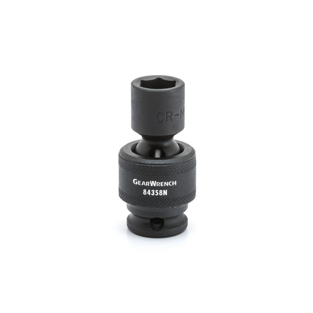 1/2 in. Drive Metric Impact Universal Socket Set (15-Piece)