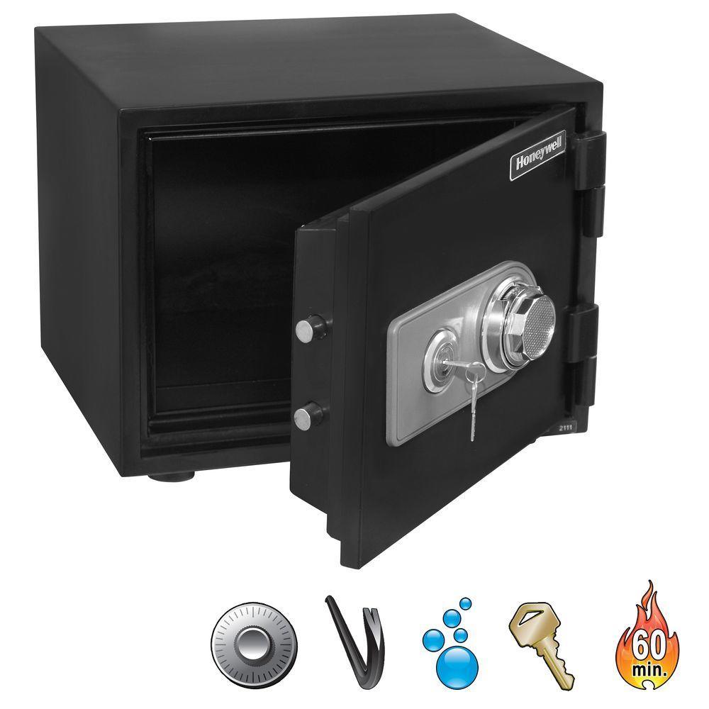 0.50 cu. ft. Fire Resistant Safe with Dual Combination and Key Lock Security