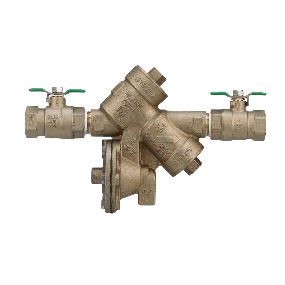 1 in. Brass Reduced Pressure Backflow Preventer