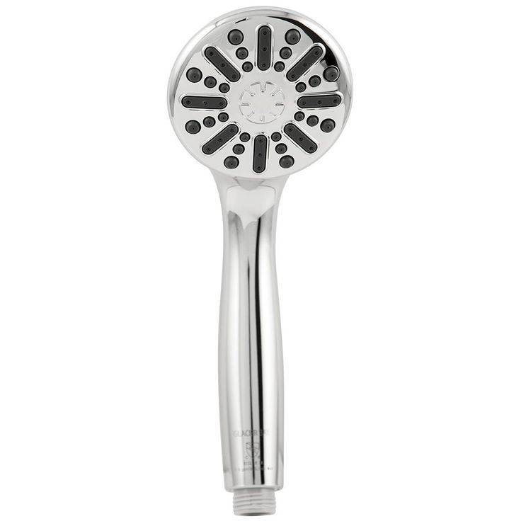 1-Spray 3.3 in. Single Wall Mount Handheld Shower Head in Chrome