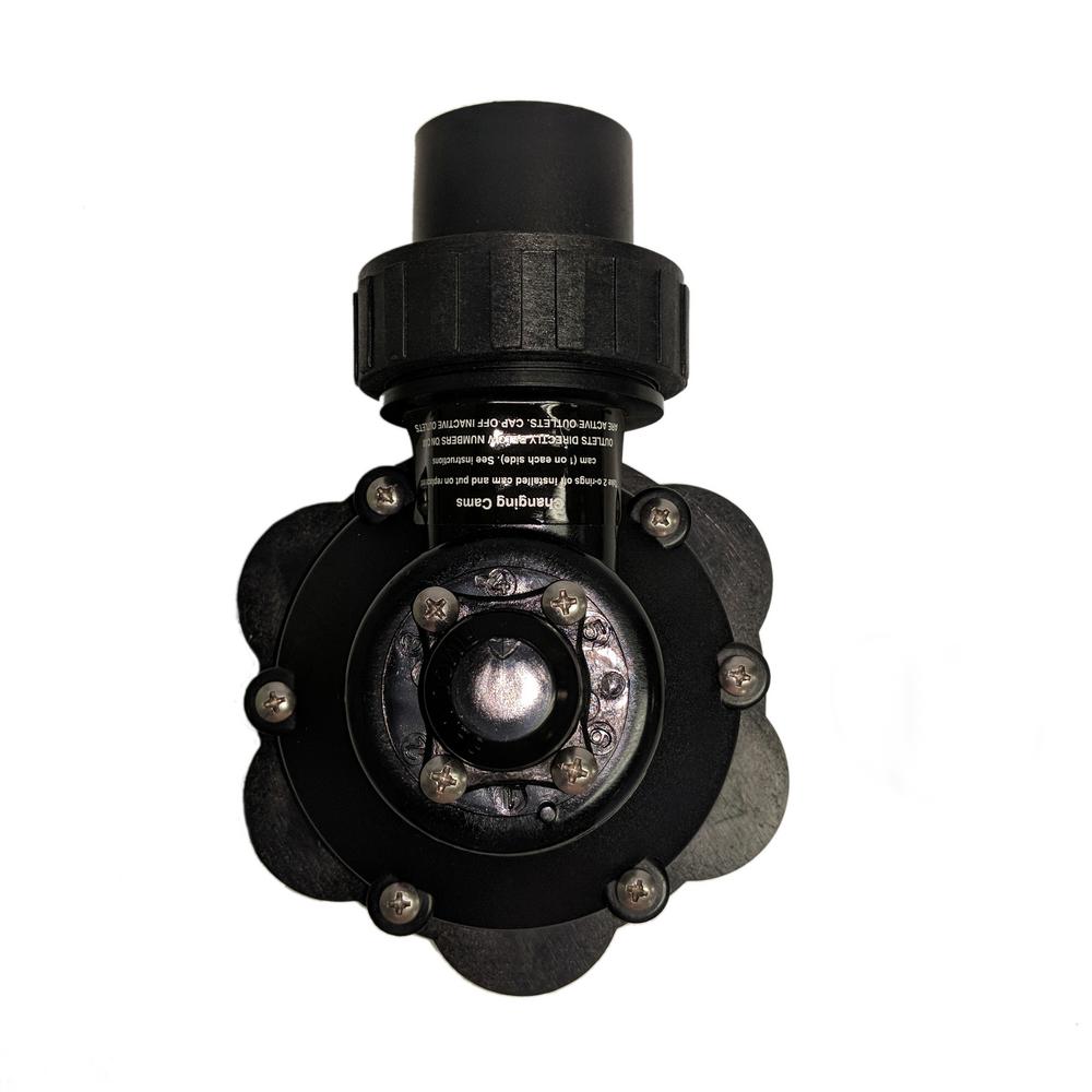 1-1/4 in. Mini 6 Outlet Mini Indexing Valve with 5 and 6 Zone Cams