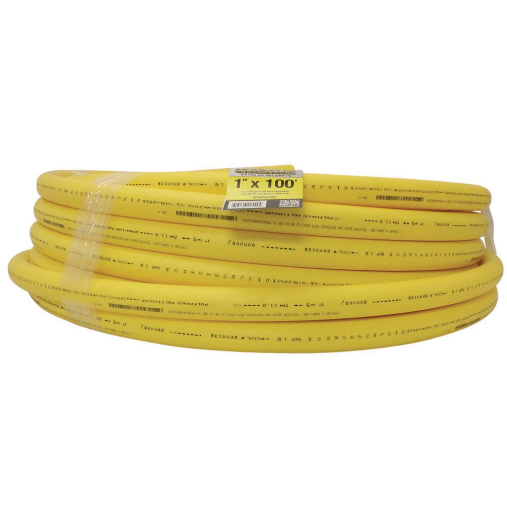 1-1/2 in. IPS x 100 ft. DR 11 Underground Yellow Polyethylene Gas Pipe