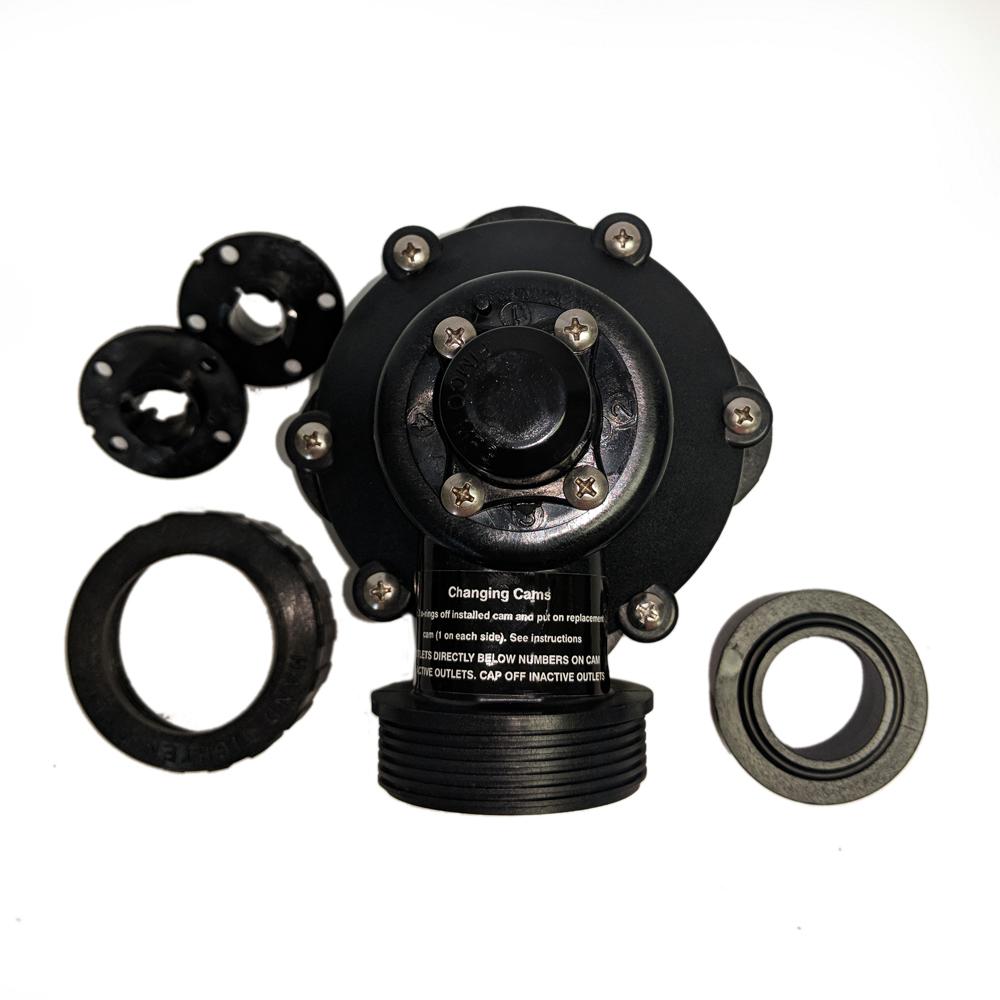 1-1/4 in. Mini 4 Outlet Indexing Valve with 2, 3 and 4 Zone Cams