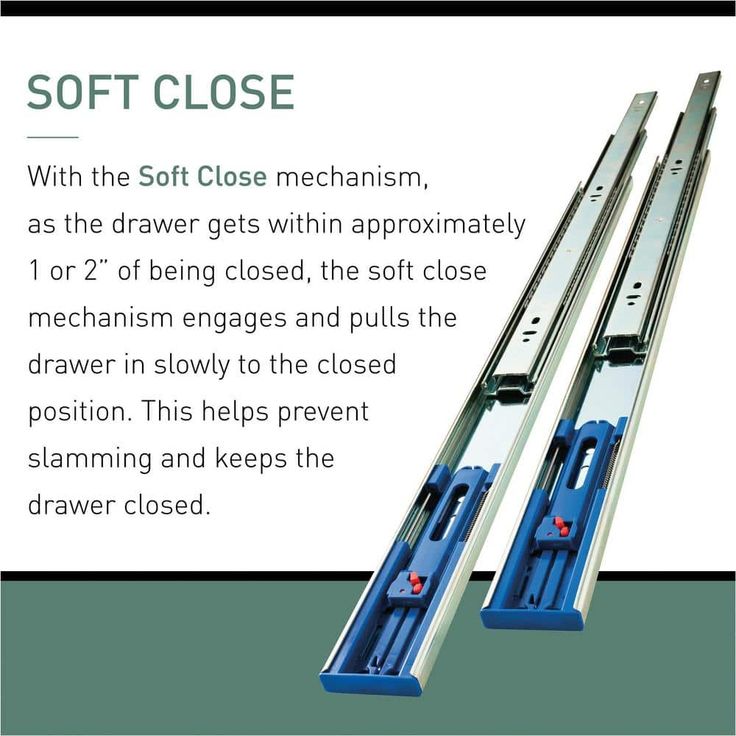 14 in. Soft Close Ball Bearing Full Extension Drawer Slide (4-Pair)