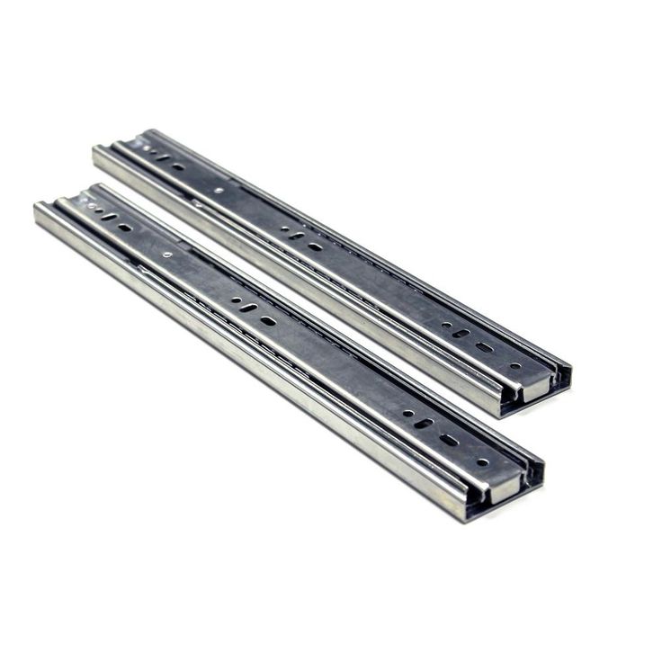 14 in. Side Mount Soft Close Full Extension Ball Bearing Drawer Slide with Installation Screws (1-Pair)