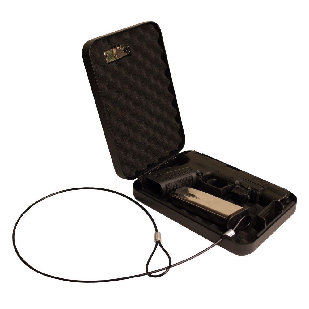 0.052 cu. ft. Small Car/Portable Safe Combination Lock, Black