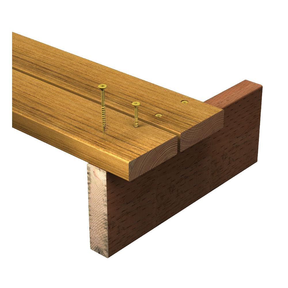 #10 x 3 in. UltraPro LOX 2 Drive, Flat Scavenger II Head, GrabberGard Gold, Exterior Wood Screws (5 lb. box)