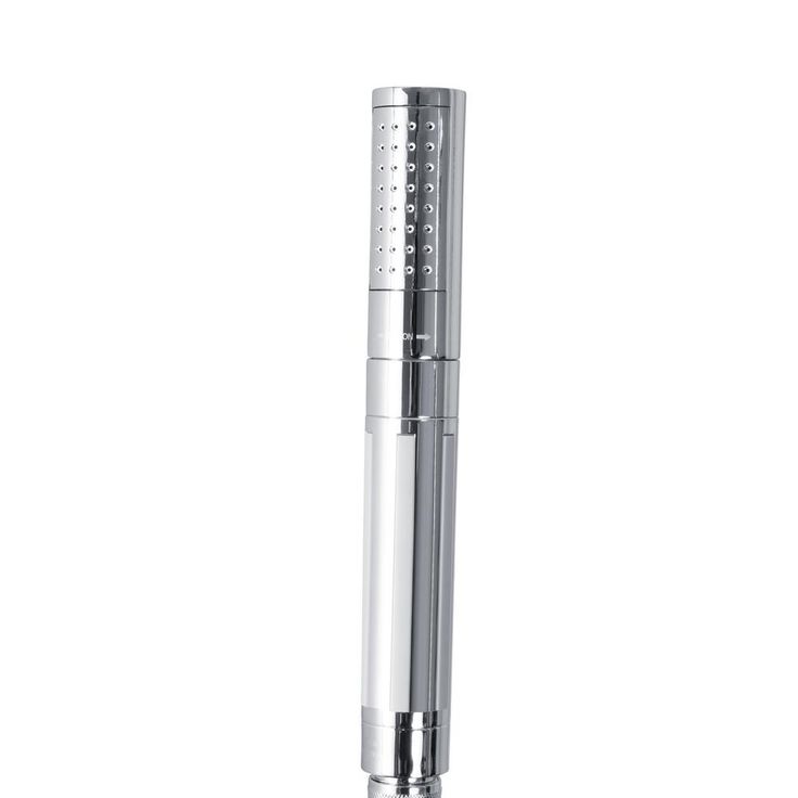 1-spray 8 in. Dual Shower Head and Handheld Shower Head with Waterfall in Chrome