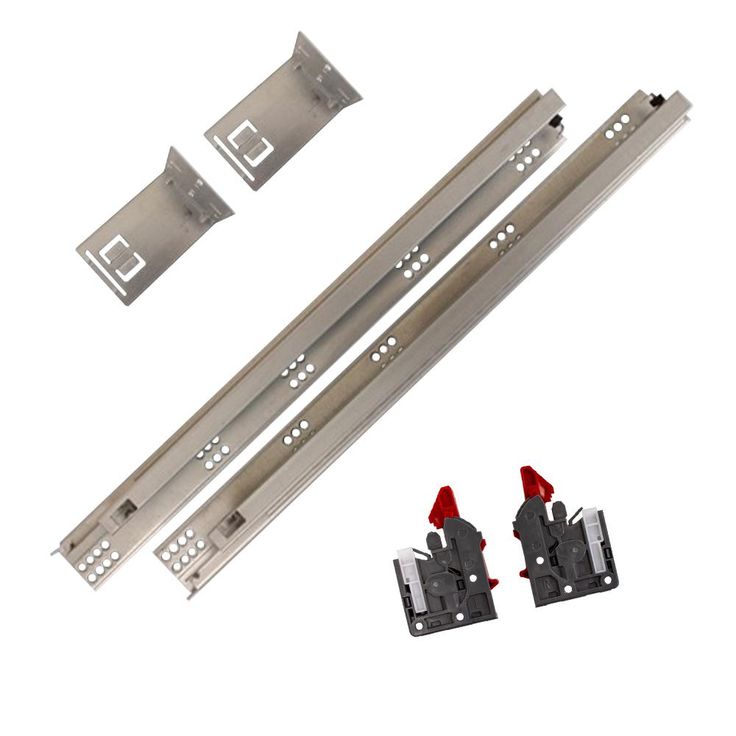 15 in. Soft Close Full Extension Undermount Drawer Slides Kit (6-Pair)