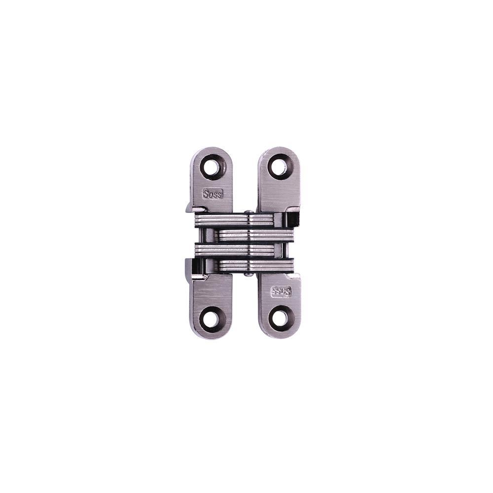 1/2 in. 2-3/8 in. Black E-Coat Invisible Hinge